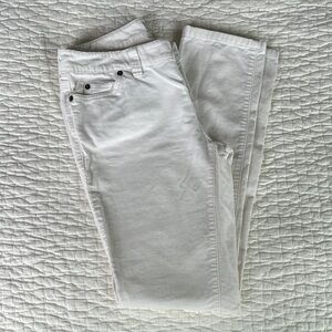 White Corduroy Pants